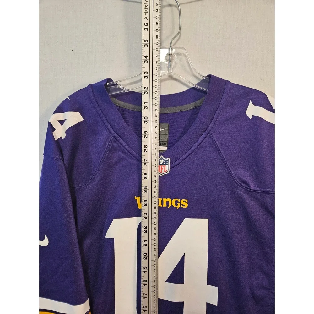 Nike NFL Minnesota Vikings Stefon Diggs 14 Purple On Field Jersey Mens XL 2476